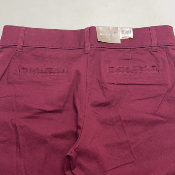 WHITE STAG Women’s 8 Petite Burgundy Comfort Fit Pant - Picture 3 of 3